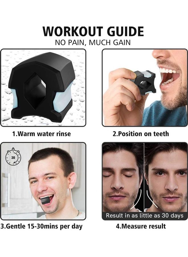 ISank Double Chin Reducer Chisel Jaw Exerciser 4cm 4cm - Image 2