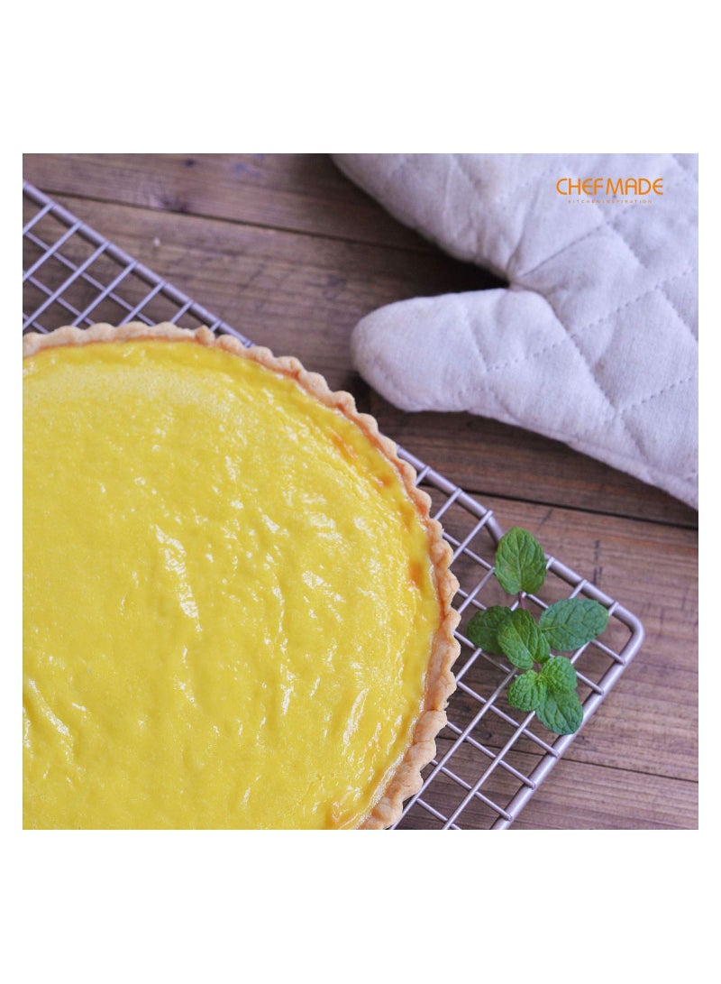 شيف ميد 9.5 بوصة دائرية تارت بان مع قاع فضفاض قابل للإزالة - Image 4