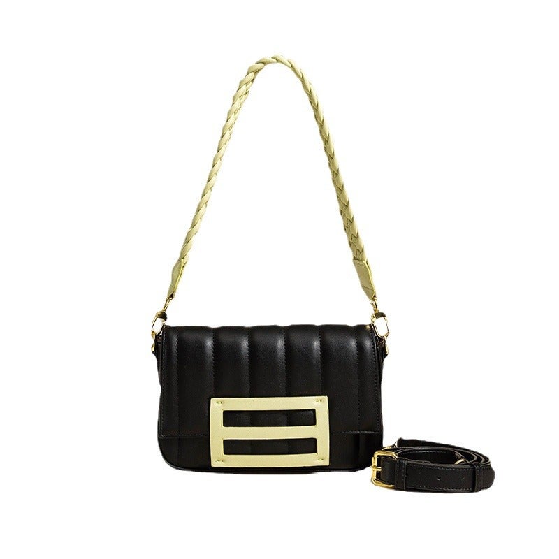 2023 New Arrival All-Match Fashionable Chaohai Salt Blue Underarm Bag Handmade Woven Shoulder Bag Women'S Niche Light Luxury Crossbody Bag - Image 5