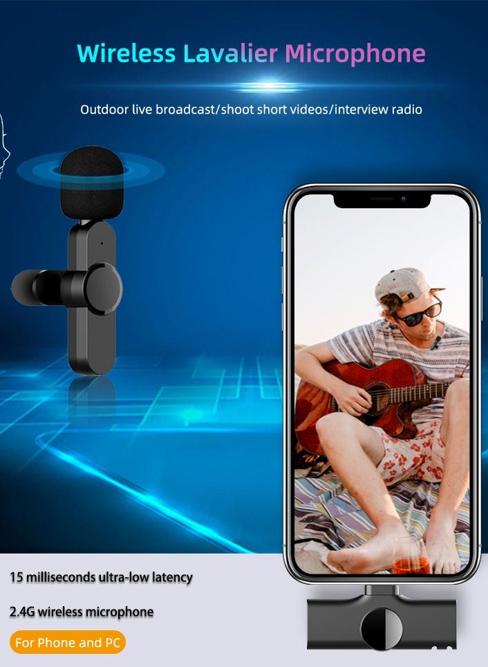 GULFLINK GULFLINK Mini Smart Wireless Lavalier Microphone  - Image 4
