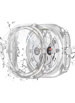 Techmaster Samsung Galaxy Watch 7 Ultra 47MM Compatible Case Screen Protector 360 Full Protection Case Cover  - Image 2