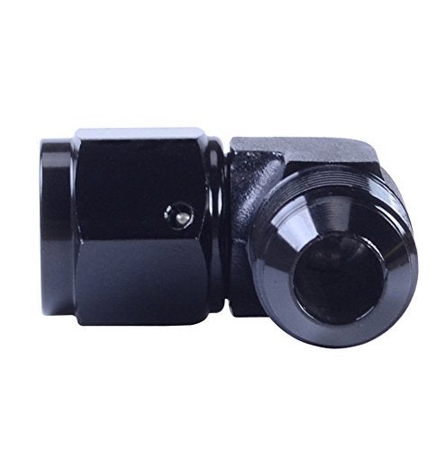 SYKRSS Female to 6AN Male Flare 90 Degree Swivel Hose Fitting Adapter Aluminium Anodized Black - Image 5