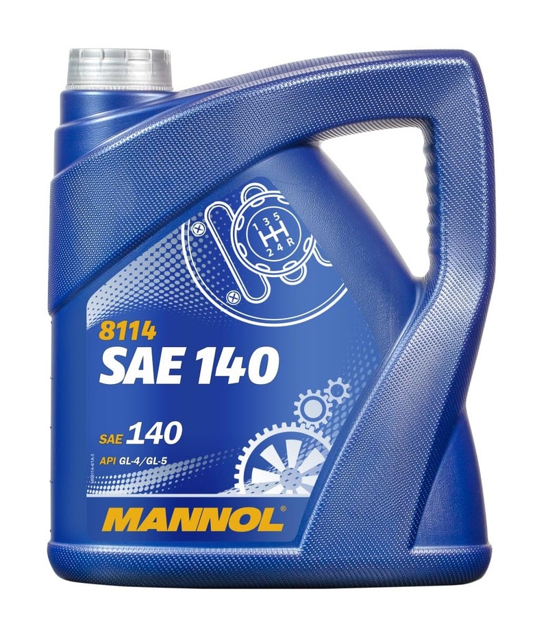 MANNOL SAE 140 Universal Transmission & Gear Oil, 8114 - GL-4/GL-5, 4 Liters - Image 1