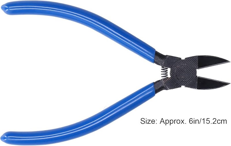 6 Inch Chrome Vanadium Steel Diagonal Cutting Pliers Professional Wire Cutter for Electrical Work DIY Projects - Image 3