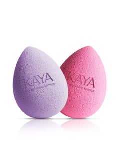 Kaya Makeup Sponge Set, 2 Pieces, Even Application of Powder & Foundation, Full & Quick Coverage, Soft & Easy-to-Use Beauty Blender - pzsku/ZAC642E18C7388B73285AZ/45/_/1739219880/54741757-3c2b-48ac-bbdf-b499183273f6