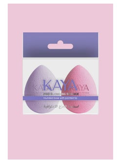 Kaya Makeup Sponge Set, 2 Pieces, Even Application of Powder & Foundation, Full & Quick Coverage, Soft & Easy-to-Use Beauty Blender - pzsku/ZAC642E18C7388B73285AZ/45/_/1740465299/5283f397-4e7c-4c23-a699-1b307fe17100