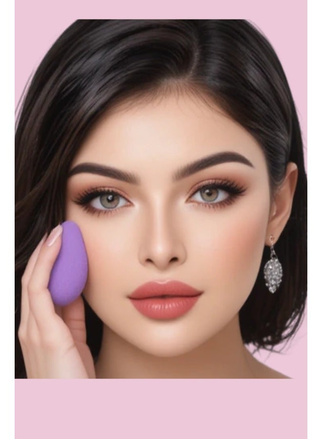 كايا 2إسفنجة مزج مستحضرات التجميل لمكياج بلا عيوب مزج متساوي (2 اسفنجة وردي وموف ) من كايا - Image 4