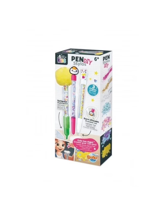 Buki 4 All Kids Kawaii Pen Diy Activity Kit - Image 1