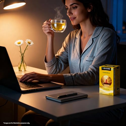 TE-A-ME Chamomile Tea - 25 Tea Bags | Camomile Tea for Sleep, Stress Relief & Relaxation | Unwind - Image 2