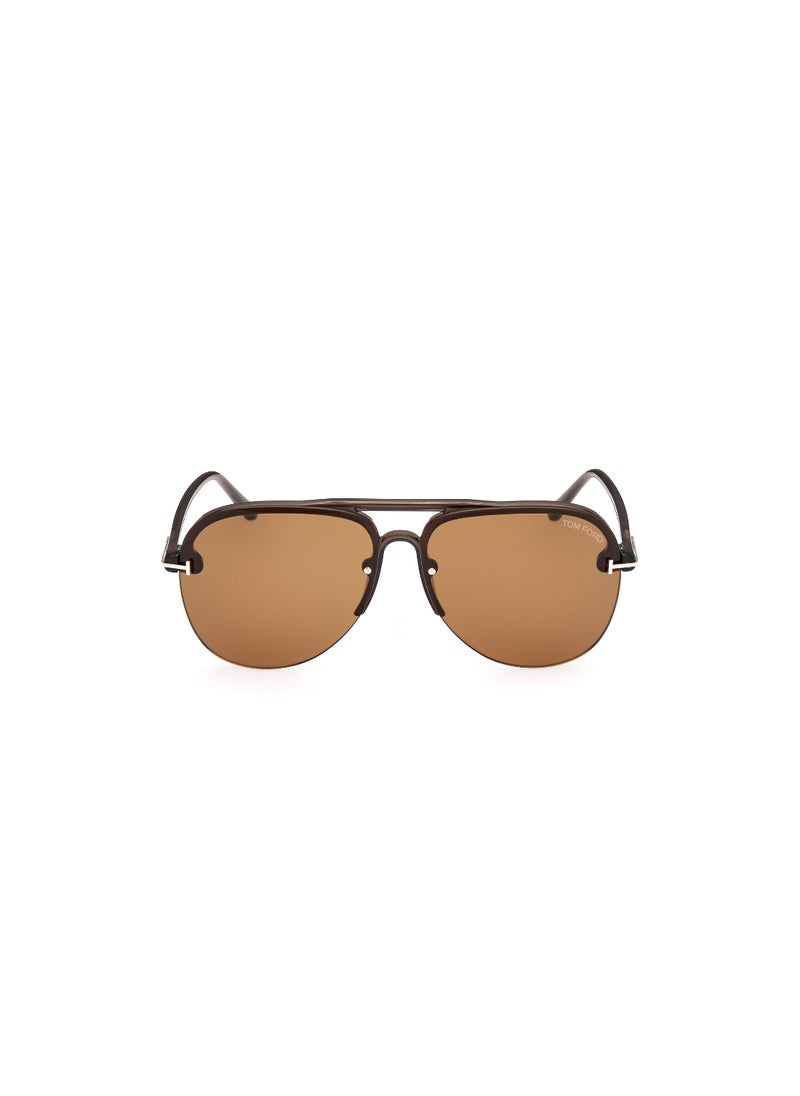 TOM FORD TOMFORD Plastic Pilot Rimless Men UV Protection Sunglass  - Image 2