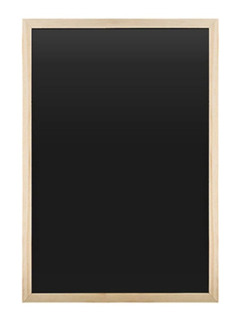 ATKET A4 Size Black Chalk Board With Wooden Frame 