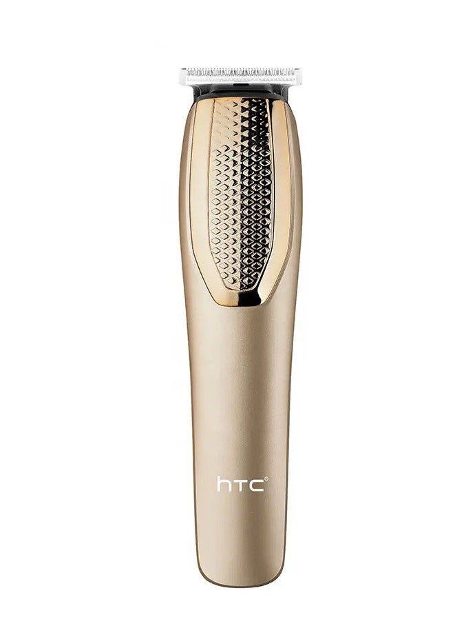 HTC AT-1210A Rechargeable Lithium Battery with USB Charge zero Gapped Balding Trimmer Hair Cutting Remover Clipper - Image 1