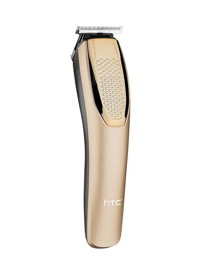 HTC AT-1210A Rechargeable Lithium Battery with USB Charge zero Gapped Balding Trimmer Hair Cutting Remover Clipper - Image 2