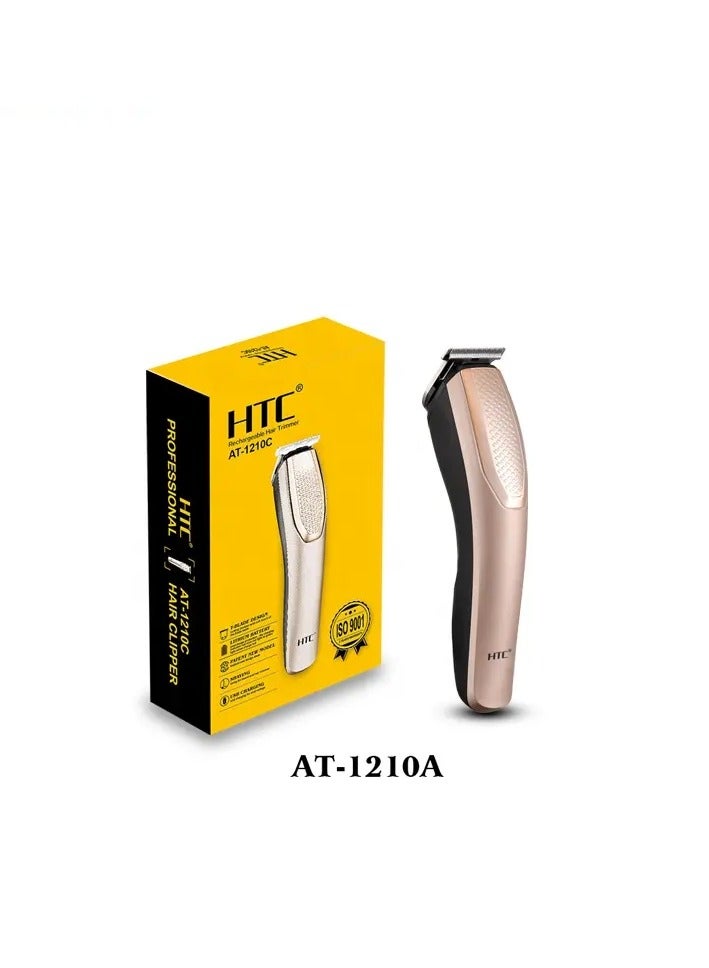 HTC AT-1210A Rechargeable Lithium Battery with USB Charge zero Gapped Balding Trimmer Hair Cutting Remover Clipper - Image 4