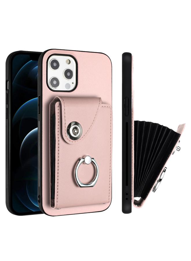 S-TOP Case For iPhone 12 mini Organ Card Bag Ring Holder Phone Case - Image 2