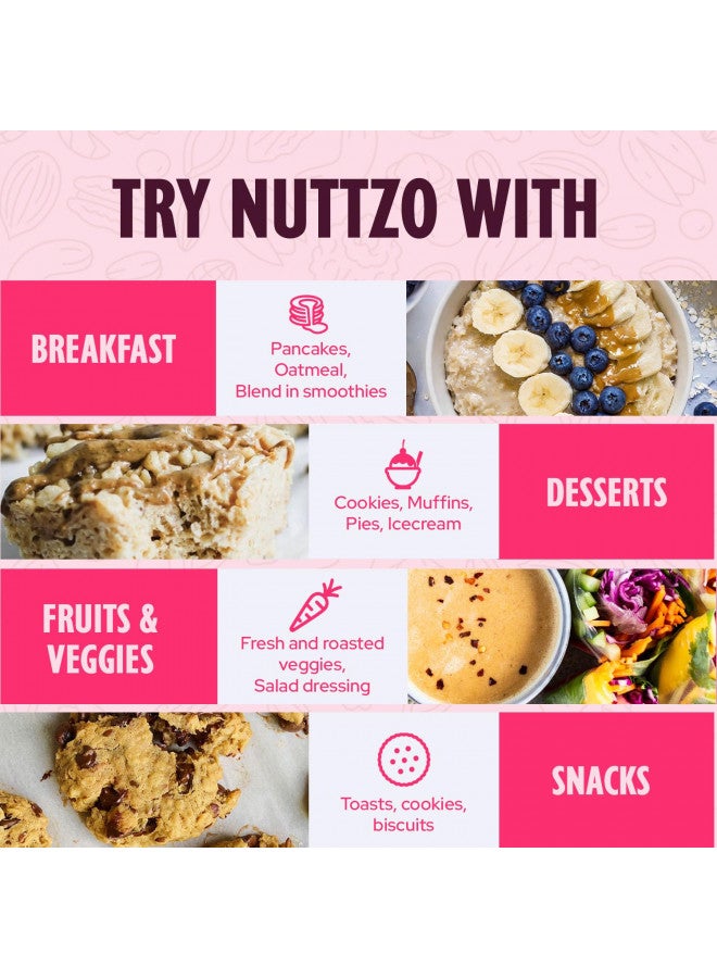 NuttZo Organic 7 Nut & Seed Butter - Power Fuel Crunchy 12 oz - Image 3