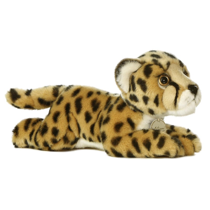 Aurora® Realistic Miyoni® Cheetah Stuffed Animal - Lifelike Detail - Cherished Companionship - Brown 11 Inches - Image 2