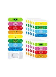 Kids Cartoon Bandages - 200 Pcs Bulk, 8 Fun Styles, Flexible Waterproof Adhesive Strips for Scrapes & Burns, Comfortable Protection for Boys, Girls, and Toddlers.