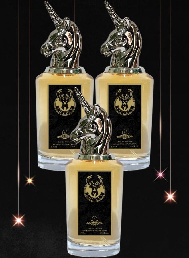 لافلي 3 قطع عطر جميل رقم 8 75 مل - Image 1