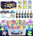 MINISENTIALS Magic Water Elf Toy Kit Glow in The Dark Aqua Gel 6 Colors with 6 Molds Magic Squishy Maker Water Fairies Birthday Party Favors DIY STEM Toy for 38 Years Old Kids - Image 3