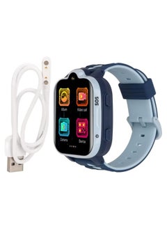 Generic 4G Kids Smart Watch Sim Card, Touch Screen Waterproof Smart Watch for Kids, Tracker Watch with Pedometer Camera Video, Kids Fitness Tracker Watch, Gifts for Boys and Girls (Blue)  - Image 4