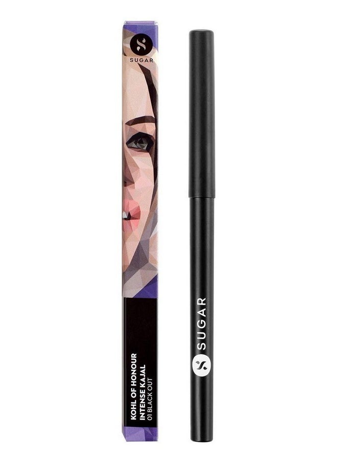 SUGAR Cosmetics Kohl Of Honour Intense Kajal 01 Black Out (Black) 0.25Gm  - Image 3