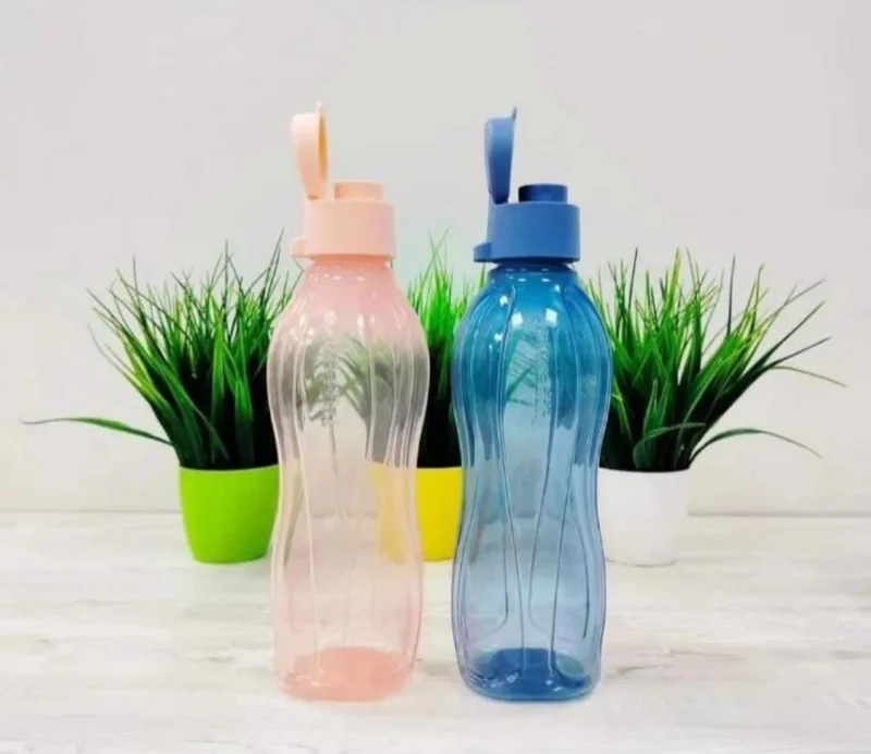 Tupperware 500 ml Eco Water Bottle Set of 2 Blue Pink