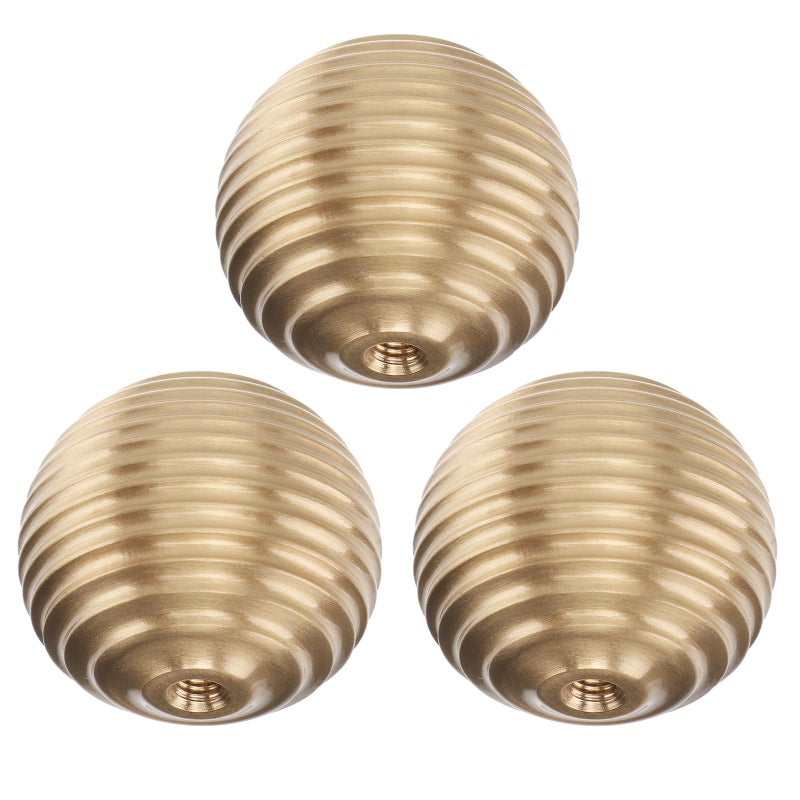 Solid Brass Round Drawer Handle Single Hole Kitchen Cabinet Pull Ring Knob - Image 2
