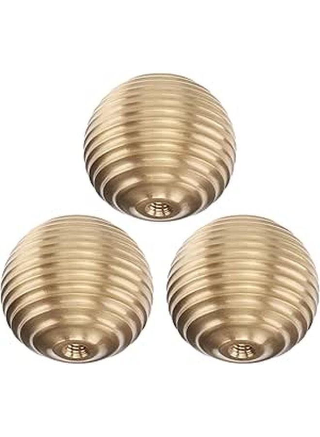 Solid Brass Round Drawer Handle Single Hole Kitchen Cabinet Pull Ring Knob - Image 1