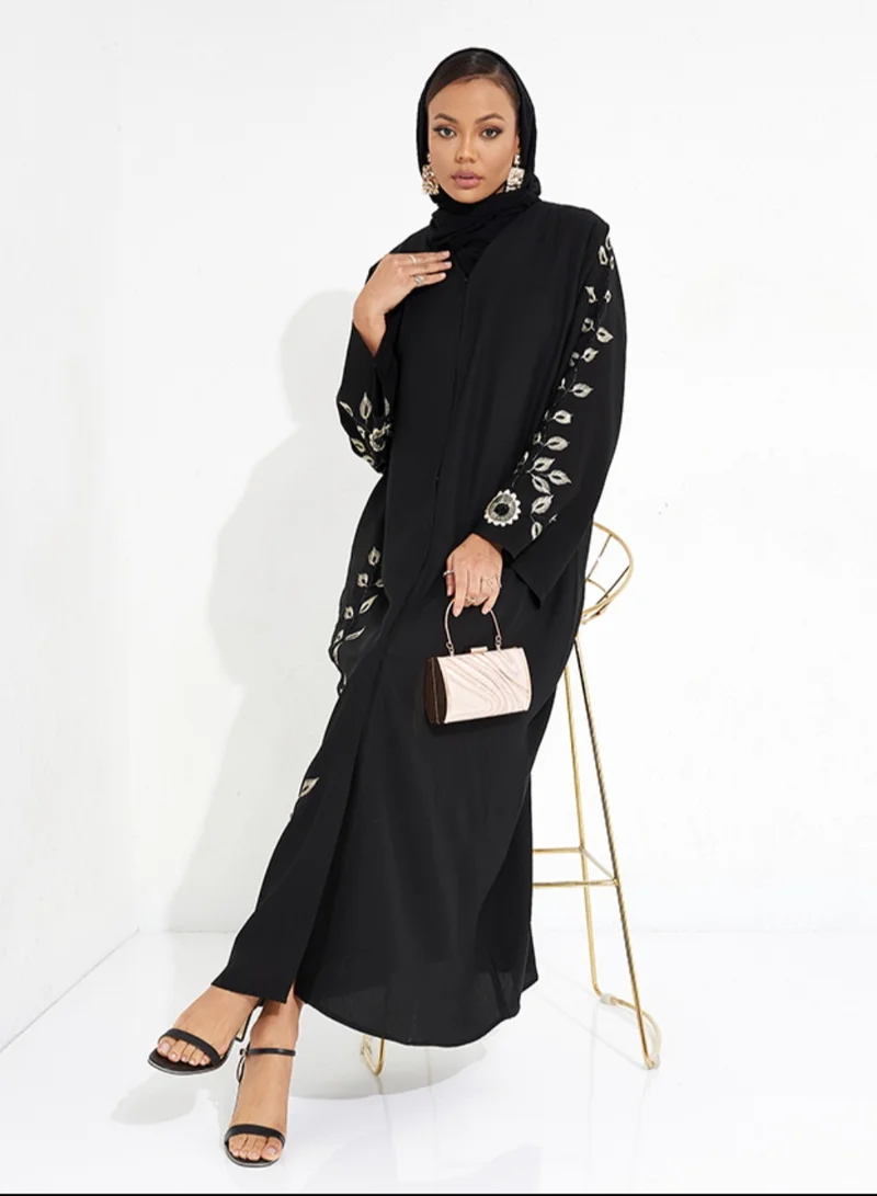 Rosette Abaya SD Stones abaya