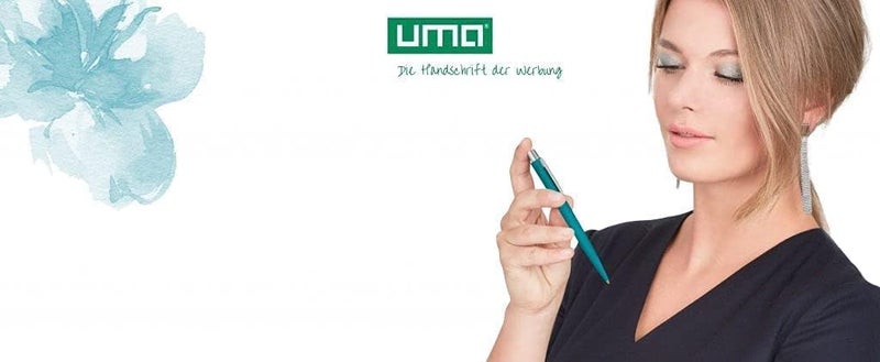 Uma قلم حبر جاف قابل للسحب UMA - أزرق بحري - Image 5