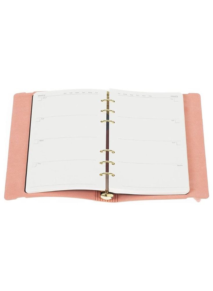 Collins Soft Cover Undated Week to View Personal Organiser  Pink Terrazzo - Image 4