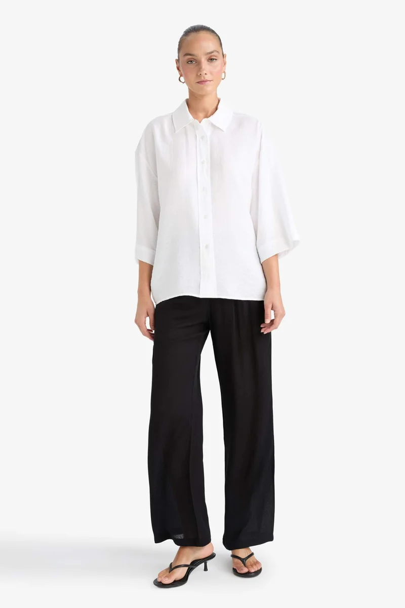 ديفاكتو Relax Fit Twill Trousers
