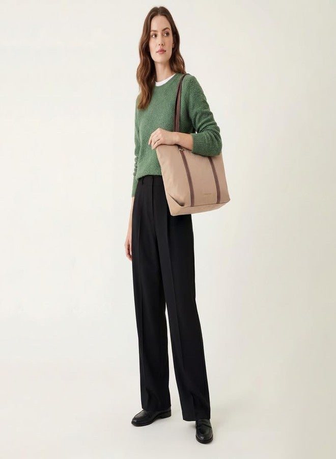 Accessorize London Women's Cream Sutton Nylon Tote - Image 2