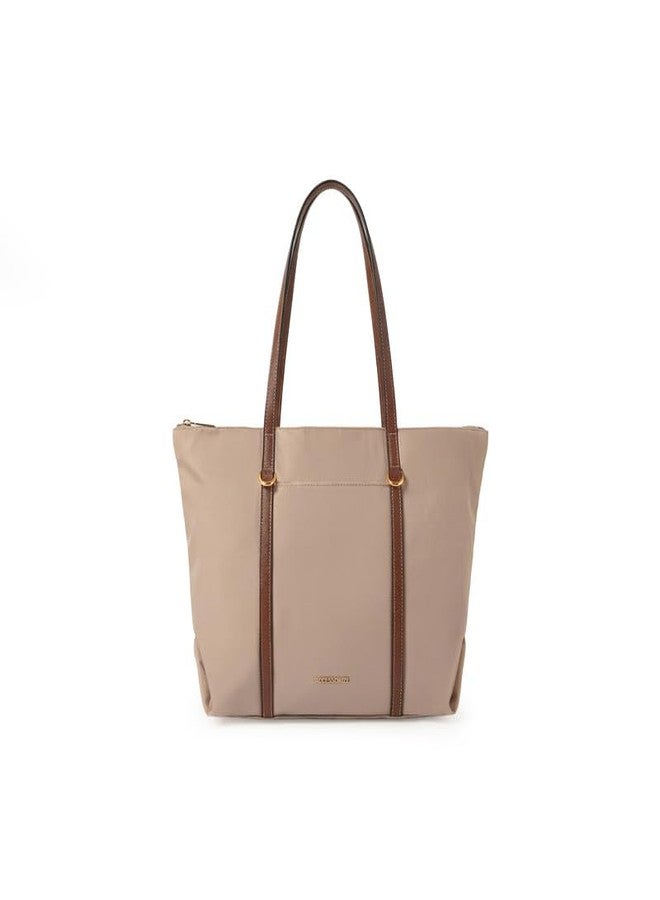 Accessorize London Women's Cream Sutton Nylon Tote - Image 1