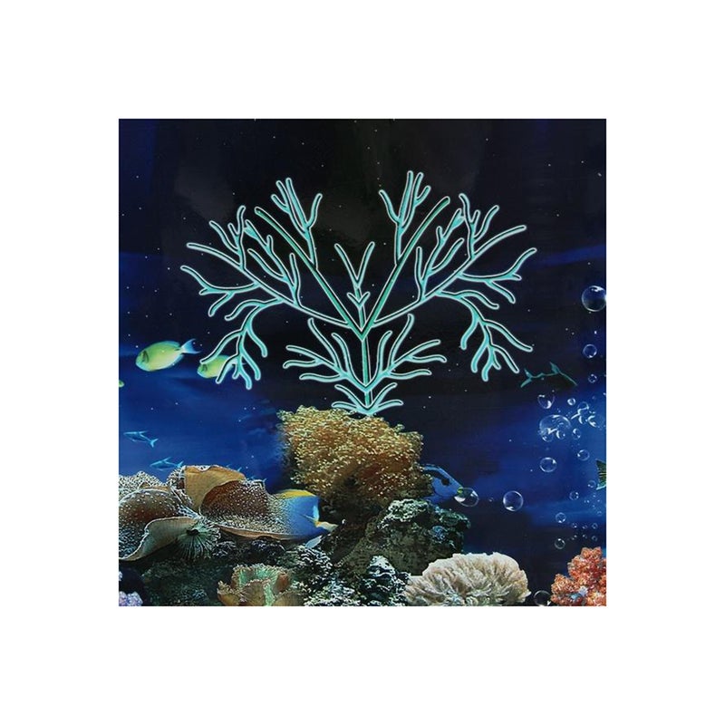 3D Aquarium Fish Ocean Landscape Background Decoration Wallpaper Wall Art Mural for Living Room Bedroom Home Decor 30 cm - Image 1