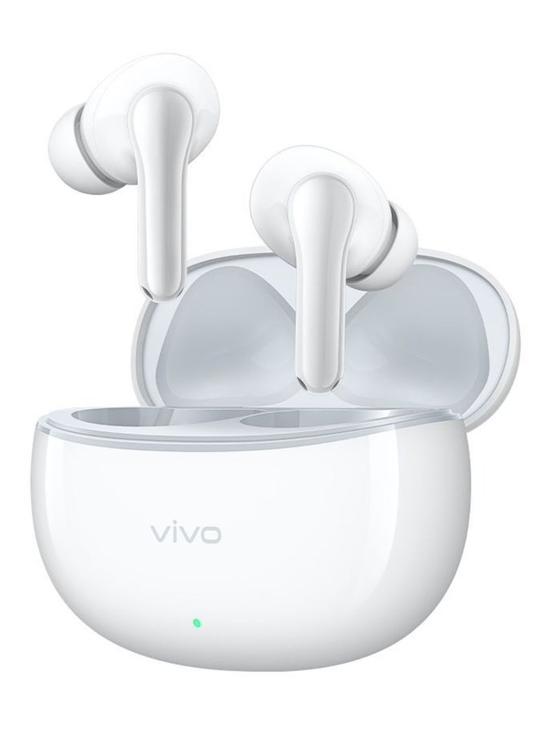 vivo - vivo TWS A3 True Wireless Earbuds - Swan White, 10mm Dynamic Driver, IP54, Bluetooth 5.3 - Image 1