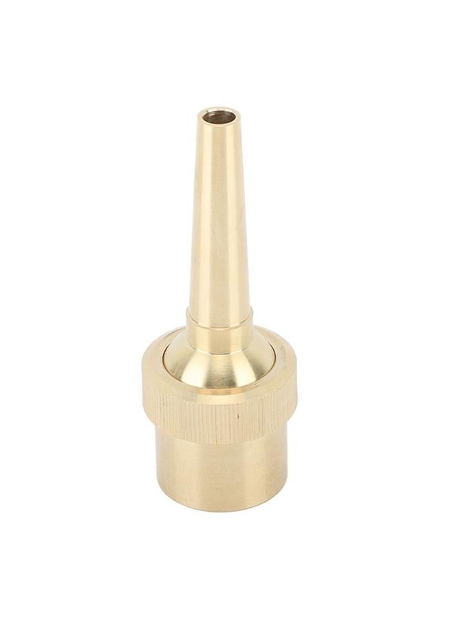 Brass Direct Fountain Nozzle Female Screw Connection Spherical Joint Adjustable Direct Fountain Nozzle for Pond Garden G1in - Image 1