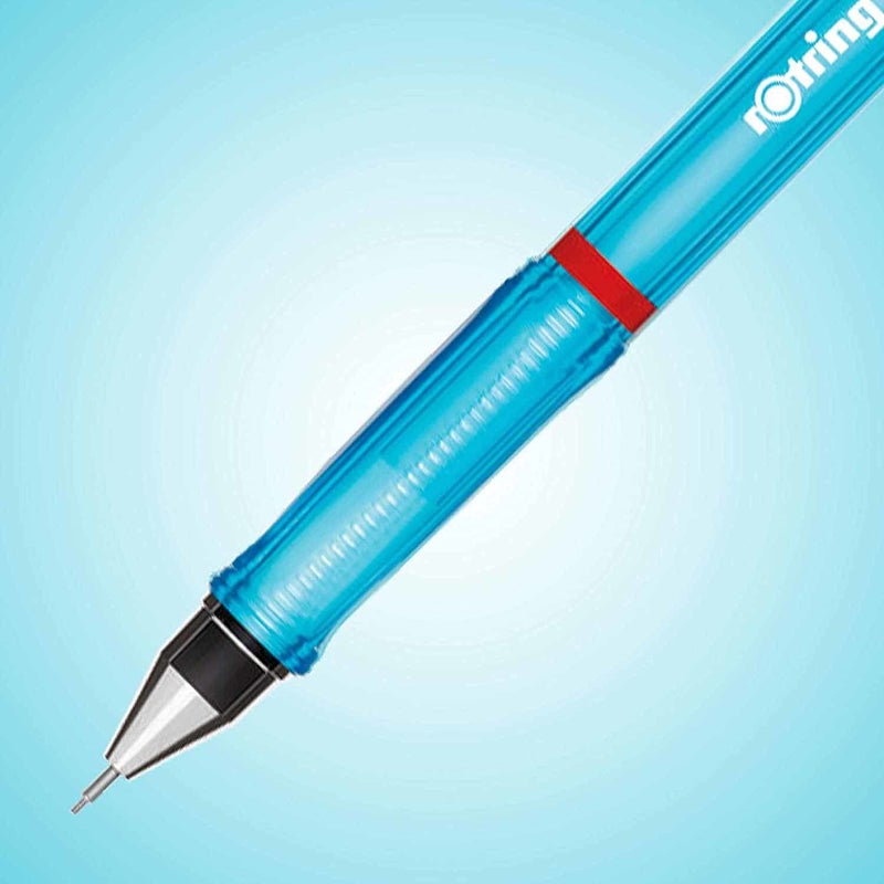 Rotring Rotring Visuclick 0.5mm Mechanical Pencils, 2B Lead, Orange & Blue Barrel - Total 2 Pieces  - Image 5