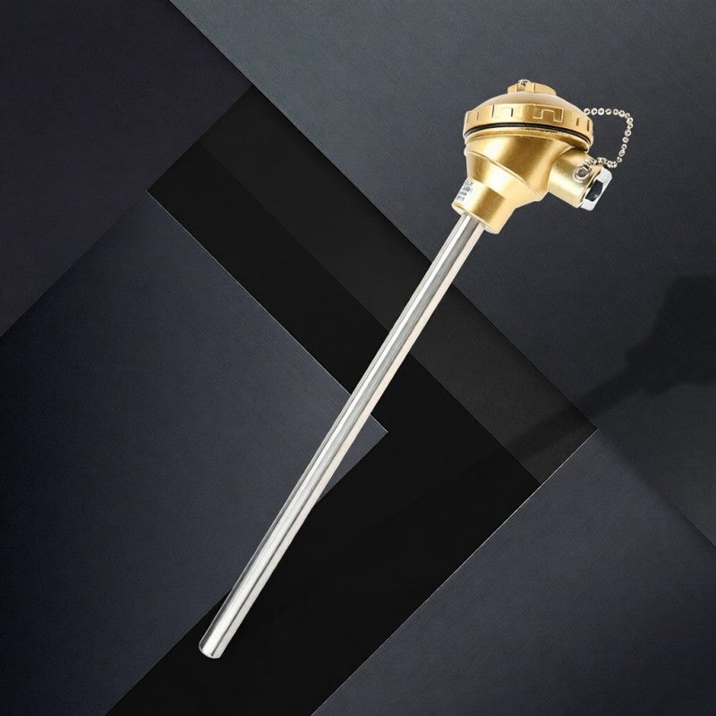 K Type Thermocouple Probe: Stainless Steel Construction - High Temperature Resistance & High Precision for Thermometers, Multimeters, Industrial Temperature Testing - Image 1