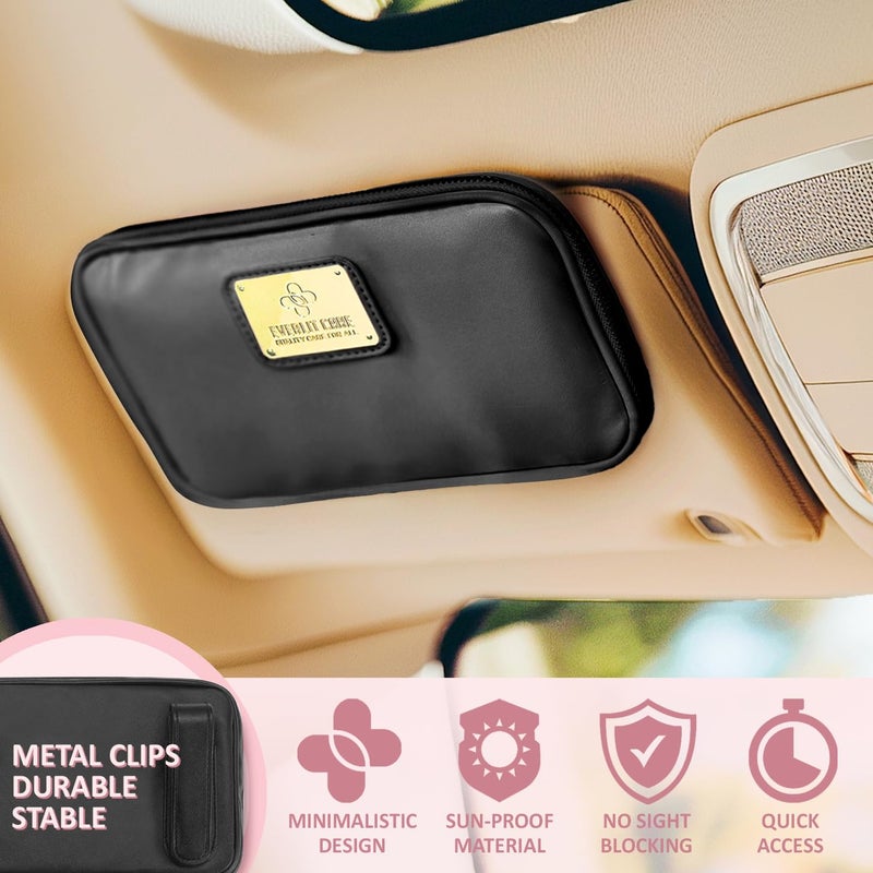EVERLIT CARE Car First Aid Kit with Emergency Supplies Survival Gear Including Window Breaker Disposable Urine Bag Mountable Survival Kit for Family Travel in Car (Black) - Image 4