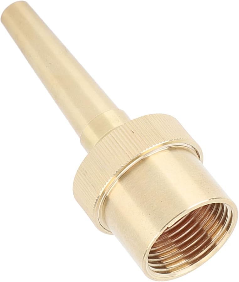 فوهة النافورة القابلة للتعديل من النحاس الأصفر المشترك تأثير نفث كامل سهلة التركيب كمية رش كبيرة - Image 2