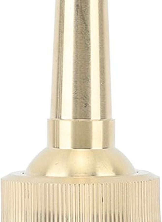 فوهة النافورة القابلة للتعديل من النحاس الأصفر المشترك تأثير نفث كامل سهلة التركيب كمية رش كبيرة - Image 4