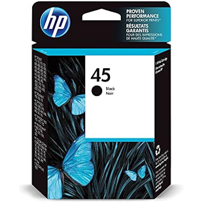 51645AE 45 LARGE ORIGINAL INK CARTRIDGE, BLACK, SINGLE PACK - Image 2