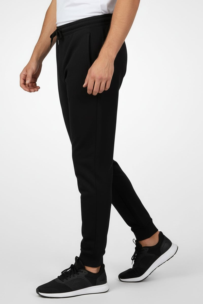 MOTION Men Sportswear Fit Outdoor Sweatpants, Black - Image 4