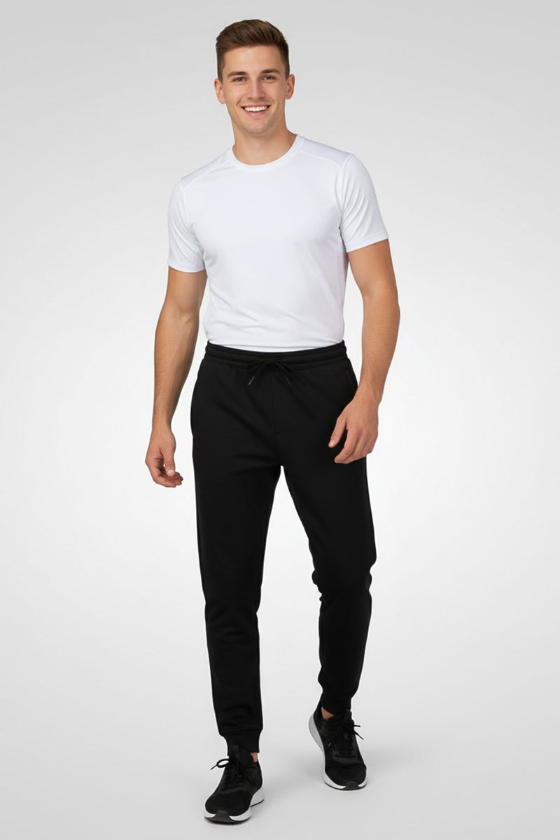 MOTION Men Sportswear Fit Outdoor Sweatpants, Black - Image 5