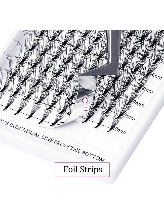 FADLASH Silk False Eyelash Extensions, 10D 0.07 D 15-20Mm Mixed Tray Premade Fans, Curl, Cruelty Free, Individual, 120 Count - Image 1