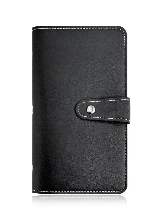 GAUENEEN Credit Card Holder, Leather Business Card Organizer with 96 Card Slots, Professional Card Book Case for Cards and Important Documents to Prevent Loss or Damage - Image 2