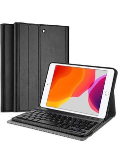 Ipad Mini Keyboard Case For Ipad Mini 5 2019/ Mini 4, Mini 1 2 3, Slim Lightweight Smart Cover With Magnetically Detachable Wireless Keyboard For Ipad Mini 5/4/3/2/1 –Black