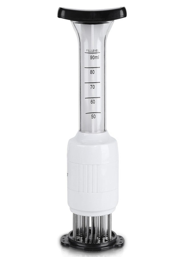 Lazmin Stainless steel Marinade Meat Injector, Marinade Tenderizer Injector Needle Flavor Syringe Cooking Meat Poultry Turkey Chicken BBQ - Image 1